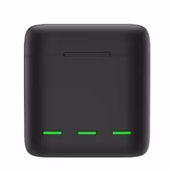 TELESIN GP-BCG-901, Chargeur de batterie de caméra, 63,81 g, Noir