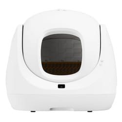 Petoneer CL96961 bac à litière pour chiens et chats Chat Toilettes couvertes pour animaux de compagnie Blanc