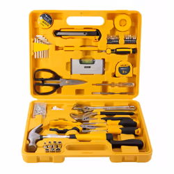 Deli Tools EDL1048J, Noir, Jaune, 48 outils
