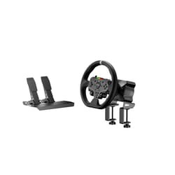 Moza Racing RS074 accessoire de jeux vidéo Noir Bluetooth/USB Volant + pédales Numérique PC