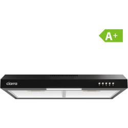 Hotte Casquette 60cm a+ 3 Vitesses 220m3/h Hotte Encastrable Noir 903BK60 - Ciarra