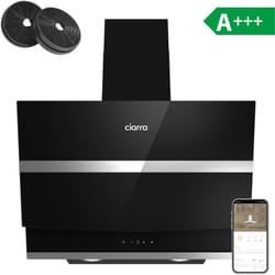 Ciarra - Hotte Aspirante 60cm app Contrôle 650m3/h Booster a+++ Recyclage 736NBK60