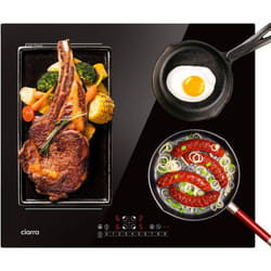 CIARRA Plaque Induction Intégrée 59cm 4 Foyers Zone Modulable 7200W Boosters Minuteur L 59cm - CD4BFBIH