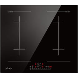 Plaque à Induction 4 Foyers 7200W avec 2 Flexizones Boosters Minuteur Sécurité enfant L59cm - CD4BFFBIH - Ciarra