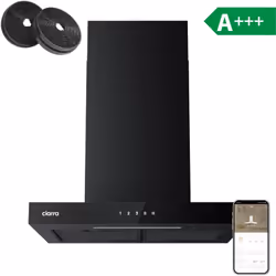 Description générale La hotte murale CIARRA CD6102B de 60 cm, contrôlée par application et dotée de commandes tactiles, offre ...