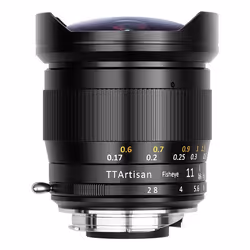 TTArtisan 11mm F2.8 Fisheye Lens, Objectif large "fish eye", 11/7, Leica M