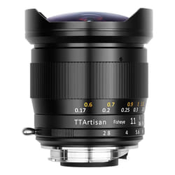 TTArtisan 11mm F2.8 Fisheye Lens MILC Objectif large "fish eye" Noir