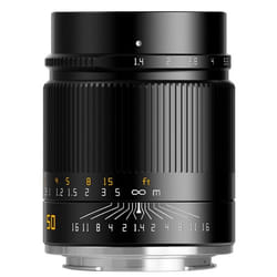 TTArtisan 50mm F1.4 ASPH MILC Objectif standard Noir