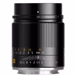 TTArtisan 50mm F1.4 ASPH, Objectif standard, 10/8, Nikon Z