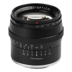 TTArtisan C5012-B-RF lentille et filtre d'appareil photo Blanc
