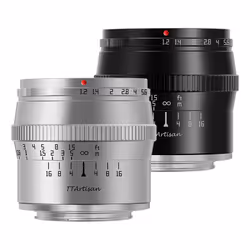 TTArtisan C5012-B-RF lentille et filtre d'appareil photo Blanc