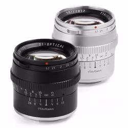 TTArtisan C5012-B-RF lentille et filtre d'appareil photo Blanc