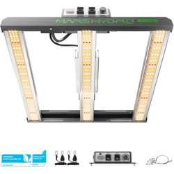 Mars Hydro - fc 1500 evo Lampe de Croissance led Spectre Complet Samsung 301H evo Ampoules Lampes de Croissance avec Chaînes de Suspension pour Tente
