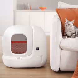 PETKIT Puramax Chat Bac à litière autonettoyant Blanc
