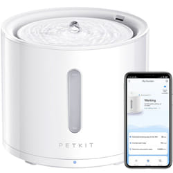 Eversweet Solo 2 Pompe sans Fil,Fontaine d'eau pour Animaux, Contrôlé par l'APP, Ultra Silencieux , Mode Smart/Normal/DND, fenêtre de Niveau d'eau,
