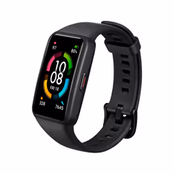 Honor Band 6, Brassard tracker d’activité, 3,73 cm (1.47"), AMOLED, 180 mAh, Imperméable, Noir