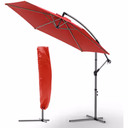 Description générale Le parasol déporté de 3 mètres est conçu pour offrir un espace d’ombrage généreux tout en protégeant eff ...