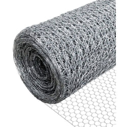Vounot - Grillage acier galvanisé 1x25m - Maille hexagonal 25mm - Filet de clôture pour poulailler