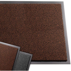 Vounot - Tapis de porte paillasson d'entrée 60x90cm marron - antidérapant antipoussière imperméable lavable - interieur extérieur