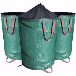 Description générale Le lot de 3 sacs de jardin Pop Up VOUNOT est conçu pour simplifier le rangement et le transport de vos d ...