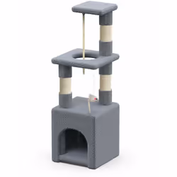 Description générale Offrez à votre chat un espace de jeu et de détente avec cet arbre à chat unique. Conçu avec plusieurs zo ...