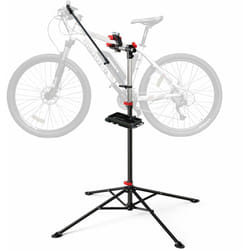 Support de reparation velo Pied d’atelier reglable avec support outils