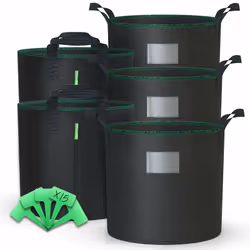 Description générale Les sacs à plantations en feutre de polypropylène offrent une solution idéale pour le jardinage. Ils per ...