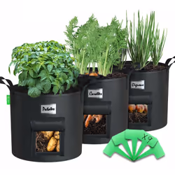 Les sacs à plantations sont fabriqués en feutre à base de polypropylène qui laissera filtrer le trop plein d'eau. Grâce à la  ...