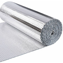Isolant thermique a bulle double couche aluminium radiateur reflecteur 0.6x10m