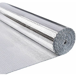 Isolant thermique a bulle double couche aluminium radiateur reflecteur 1.22x10m