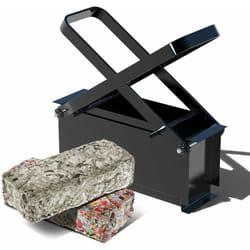 Presse briquette de papier compacteur en acier noir