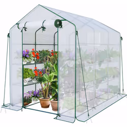 Description générale Cette serre de jardin est idéale pour organiser vos plantes en germination, pots de fleurs et légumes. S ...