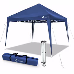 Description générale Notre tente pliante est conçue avec une structure en acier enduit et un toit en polyester de 160g/m², of ...