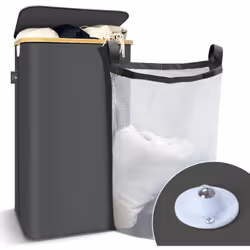 Description générale Notre panier à linge léger et pliable est la solution idéale pour stocker efficacement vos vêtements sal ...