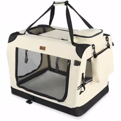 Description générale Ce sac de transport pliable est l'accompagnateur de voyage idéal pour votre animal. Conçu en polyester d ...