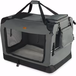 Description générale Ce sac de transport pliable est l'accompagnateur idéal pour vos déplacements avec votre chien ou votre c ...
