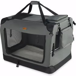 Description générale Ce sac de transport pliable est l'accompagnateur de voyage idéal pour votre animal de compagnie. Conçu e ...