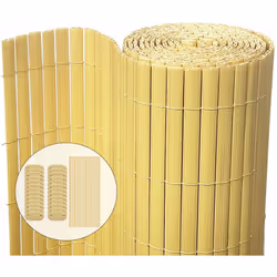 Description générale Notre brise-vue en PVC est spécialement conçu pour résister aux intempéries et aux rayons UV. Il est éga ...