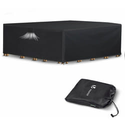 Housse salon de jardin bache de protection 420D 250x250x73cm noire