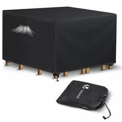 Housse salon de jardin bache de protection 420D 135x135x73cm noire
