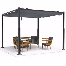 Description générale Notre pergola allie fonctionnalité et esthétique, représentant un complément idéal pour tout espace exté ...
