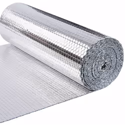 Description générale Notre film d'isolation thermique, fabriqué en aluminium à bulle double couche, offre une protection effi ...