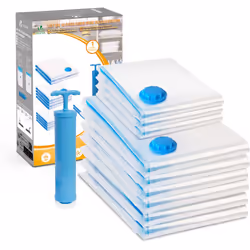 Description générale Optimisez votre espace de rangement avec nos sacs de rangement sous vide. Conçus pour réduire jusqu'à 80 ...