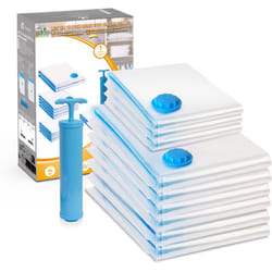 Sac de rangement sous vide aspirateur avec pompe Lot de 10pcs