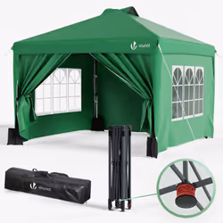 Description générale Notre tonnelle de jardin est conçue pour offrir un abri pratique et confortable lors de vos événements e ...