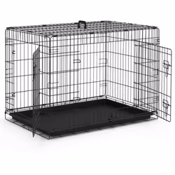 DESCRIPTIONS Notre cage pour chien est sécurisée et confortable. Elle a un système de verrouillage double qui empêche votre c ...