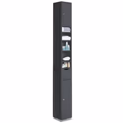 Description générale Cette armoire de rangement verticale, avec des dimensions de 180x20x20 cm, est idéale pour optimiser l'e ...