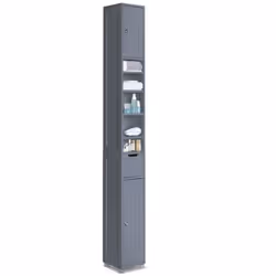 DESCRIPTION Avec des dimensions de 180x20x20 cm, cette armoire utilise efficacement l'espace vertical pour réduire l'occupati ...