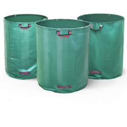3 x Sac de jardin 500L 60kg avec poignées sac à déchets de jardin imperméable réutilisable