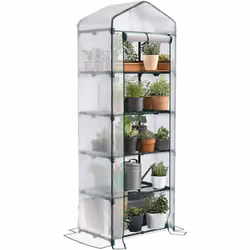 Notre Serre de Jardin Polyvalente et Performante Cette serre de jardin à 5 niveaux optimise l'espace et protège vos plantes g ...
